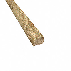 Prefinished Vintage French Oak Hardwood 1/2 in thick x .75 in wide x 78 in Length Shoe Molding